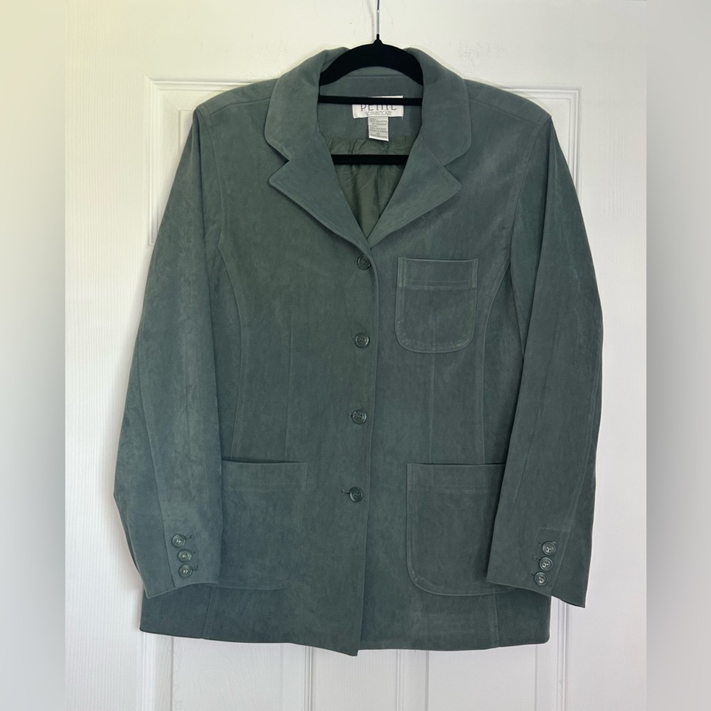 Petite Sophisticate Gray Blazer
